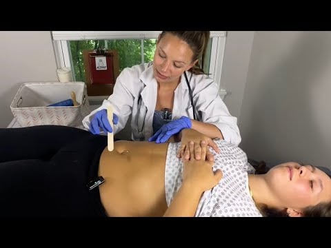ASMR Sensory, Back/Belly Exam & Testing (Combined Parts 3 & 4) Full Body SoftSpoken for Relaxation