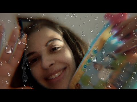 ASMR MÃE CUIDANDO DE VOCÊ BEBÊ EM PRIMEIRA PESSOA COM SOM DE CHUVA