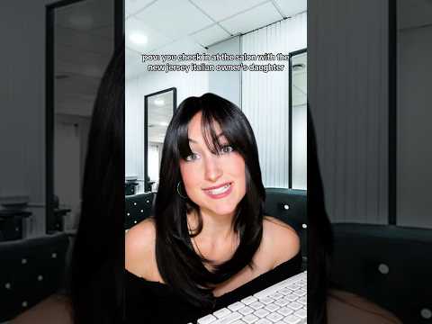 pov: you check in with the new jersey salon owner's daughter #asmr