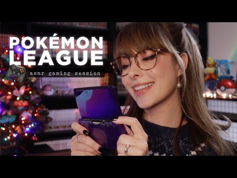 ASMR 🎮 Whispered Gaming to Relax You 💛 Battling Pokemon Heart Gold's League Champion & Elite Four!