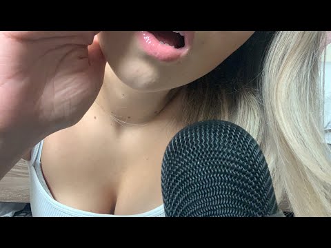 ASMR/ UP- CLOSE INAUDIBLE WHISPERING/ UNINTELLIGIBLE WHISPER