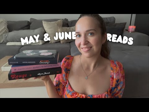 ASMR May & June Reading Wrap-Up 🌺 (Book Triggers, Tapping, Page Flipping, Paper Sounds, Whispering)