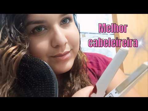 Asmr Caseiro/ Aquela Cabeleireira te arrumando (voz suave)    #asmrbrasil #tingles #asmr