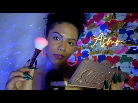 MAQUIAGEM DELICADINHA EM VOCÊ ASMR DELICATE MAKEUP