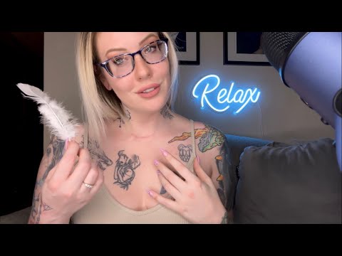 ASMR soft spoken tattoo tracing 4 you