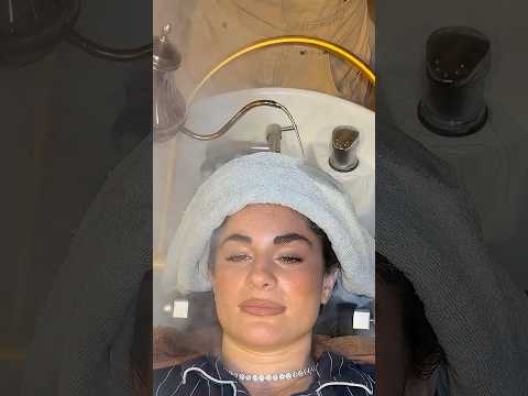 Satisfying Water Fountain? 🚿 ASMR Head Spa and Massage in Bangkok! #asmr  #shorts  #headspa