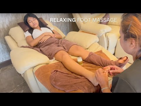 ASMR THAI FOOT MASSAGE: Relaxing Tingles and Soothing