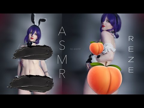 ♡ ASMR Stockings& Cloth Scratching | Reze Cosplay