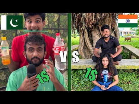 ASMR 1$ Pakistan Head Massage Vs 1$ Indian Head Massage 