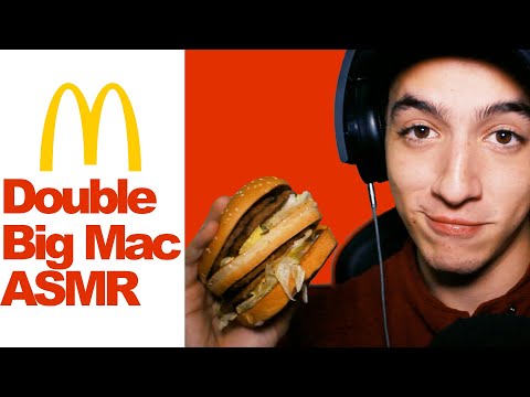 ASMR EATING DOUBLE BIG MAC