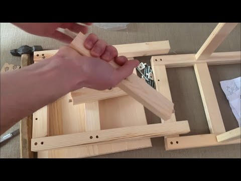 ASMR Assembling IKEA Stool, No Talking