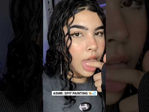 oi, posso pintar o seu rosto? 🎨 | SPIT PAINTING #asmr