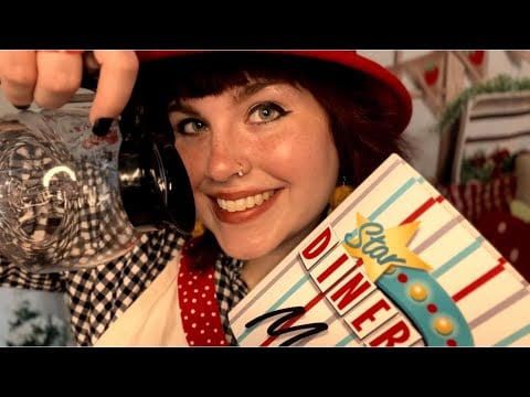 ASMR Strawberry Patch Diner 🍳🥞🥓(southern accent, tingly tapping, comforting personal attention)