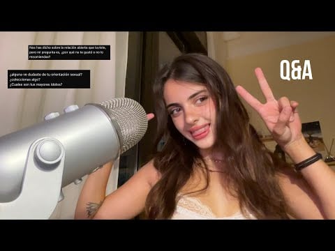 ASMR | Respondo vuestras preguntas ⭐️| Q&A (especial 50k)