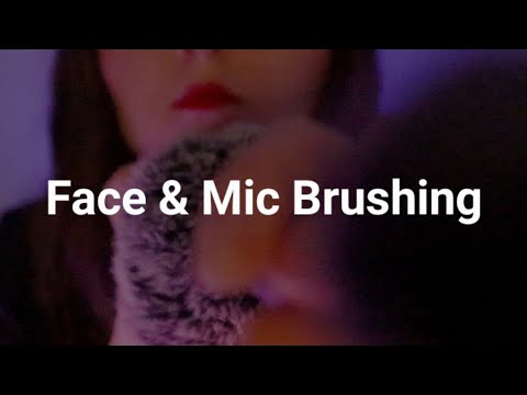 Face and Microphone Brushing 🎙ASMR