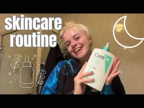 asmr | evening skincare routine + tapping & mouth sounds!! *lofi*