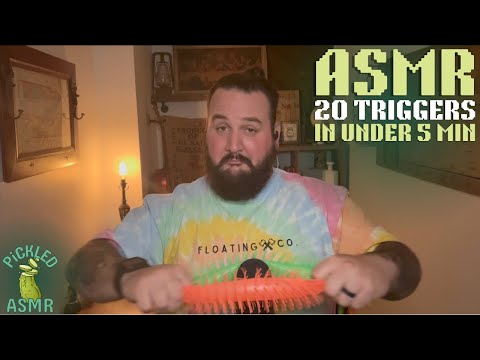 ASMR // 20 Triggers in Under 5 minutes