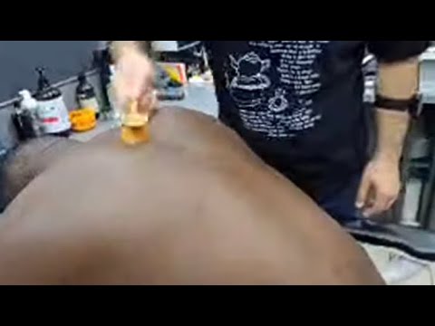 ASMR RELAXING HAIR CUTTING AND BODY MASSAGE WITH MUNUR ONKAN