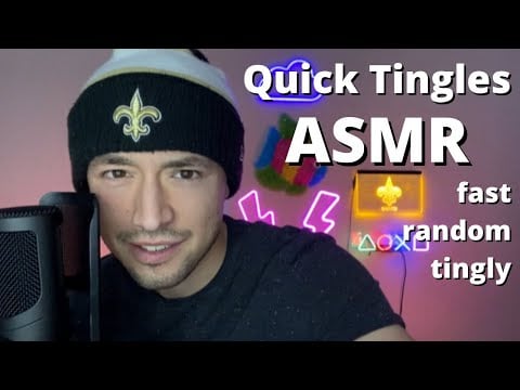 Quick Tingles ASMR | Budget Mic: Tonor | Ian Diaz Fast ASMR Triggers | Fast, Random, Tingly ASMR