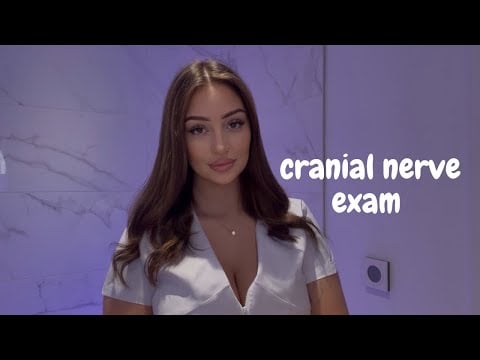 ASMR Flirty Girl Cranial Nerve Exam 🧠 