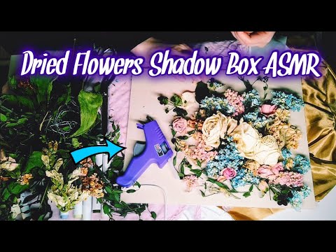 DIY Dried Flowers Shadow Box ASMR 💐 Soft Speaking & Whispers 🤫