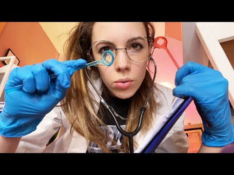 FASTEST Fast & Aggressive Dr, Haircut, Cranial Nerve Exam & Beautician ASMR ⚡