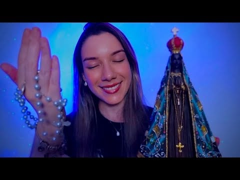 ASMR 📿 REZANDO O TERÇO Em SUSSURROS + ORAÇÃO Da CONSAGRAÇÃO À NOSSA SENHORA APARECIDA 🙏