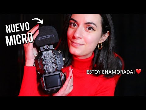 ASMR español NUEVO MICROFONO!😍 Zoom h8 mic test