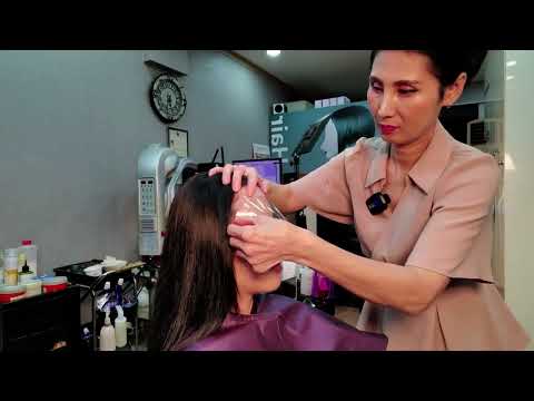 미용실ASMR (시각과청각의활성화) 동영상 2시간 6분 긴영상으로 컷트 염색 펌 시청을 만끽하시기를 바랍니다!!~Korean Hair salon ASMR (Visual and
