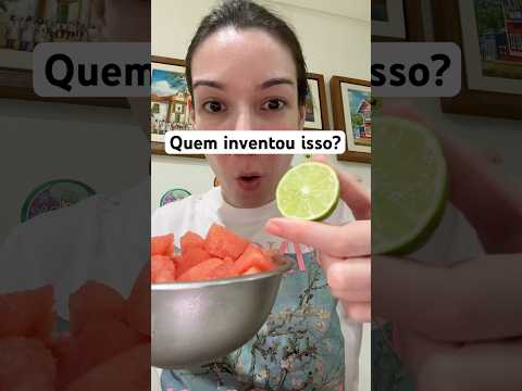 PROVANDO MELANCIA COM LIMÃO 🥴