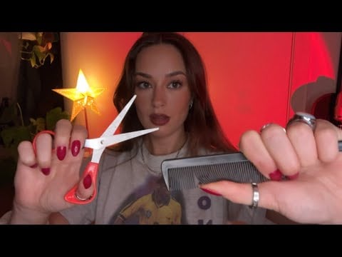 [ASMR] giving you a full makeover ✂️💆🏻(haircut, skincare, makeup, & nails)