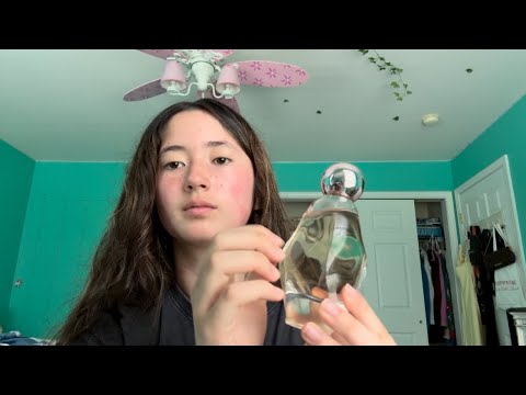 Lofi asmr tapping on my sisters perfumes