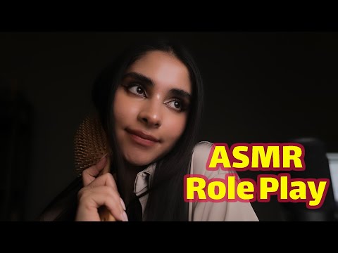 ASMR Roleplay | با موهات بازی میکنم تا خواب ببره 😴 (رول پلی, صدای لایه ای)
