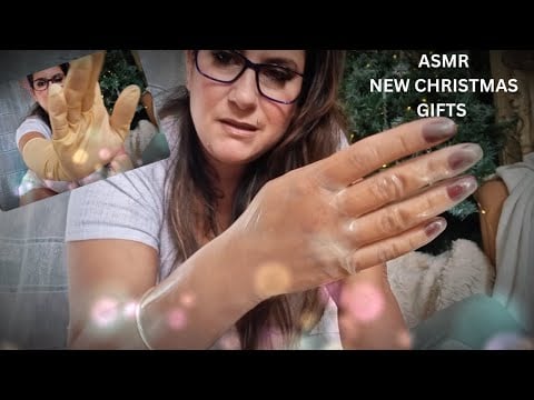 GLOVE SLEEP  TRIGGERS  ASMR , WHAT YOU PUT IN MY STOCKING  SLEEP AID