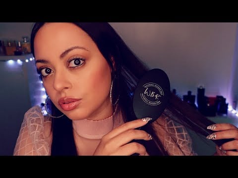 ASMR| Playing With My Hair 💆🏻‍♀️| Nail Combing, Hair Brushing & Hair Journey Rambles