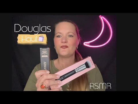 ASMR German • Tingly Douglas Haul • Tapping • Whispering • what’s in my bag • shopping