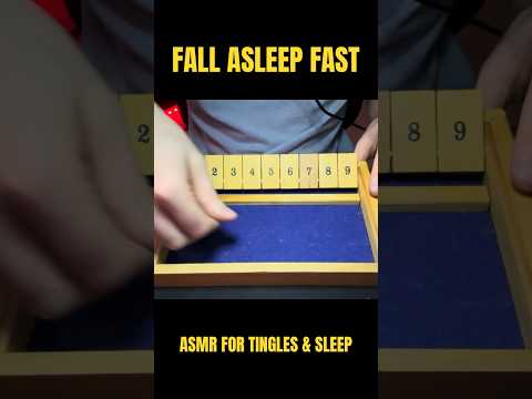 shut the box asmr 😴💤 #asmr #asmrshorts #softwhispers #asmrwhispers #mouthsounds #sleepaid