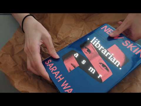 [cozy asmr] library program, wrapping blind date with a book | no talking asmr, paper sounds