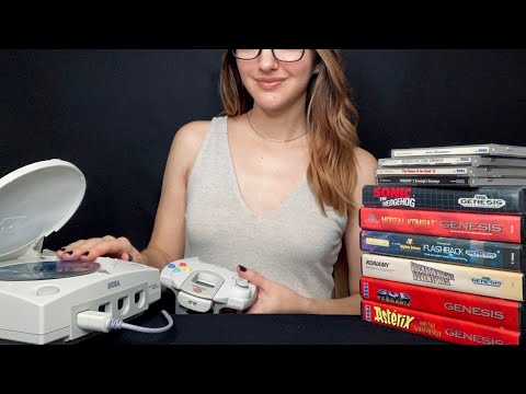 ASMR Game Shop l Soft Spoken, Customer Service, ASMR Video Games, Sega Genesis/Dreamcast