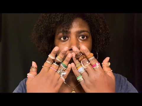 Asmr | Chaotic Ring Sounds and Upclose Whispers 💍
