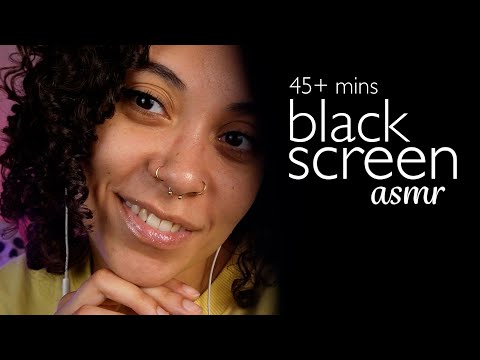 *DARK SCREEN* the only ASMR video you need tonight 💤 (ear to ear, sensitive)