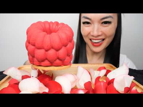 GIANT MOUSSE CAKE (ASMR DESSERT EATING SOUNDS) NO TALKING | SAS-ASMR