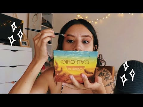 ASMR girls talk 🎀 comiendo dulces mientras me maquillo ⋆｡‧°ʚɞ°‧｡⋆