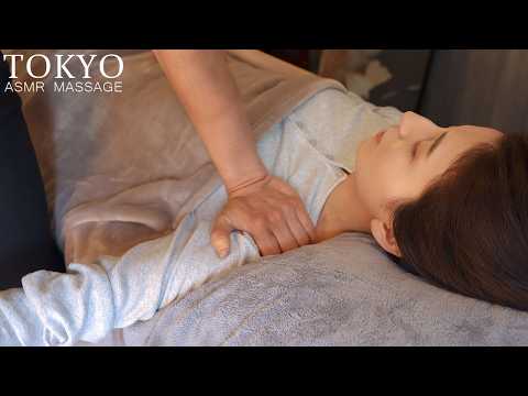 ASMR 巻き肩と肩甲骨をリセットするマッサージ (No Talking)