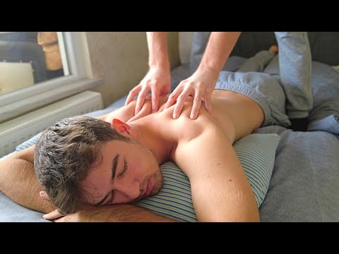 ASMR 🔥 Intense Foamy Full Body Massage Neck, Shoulder, Back & Leg Relaxation! 💆‍♂️✨