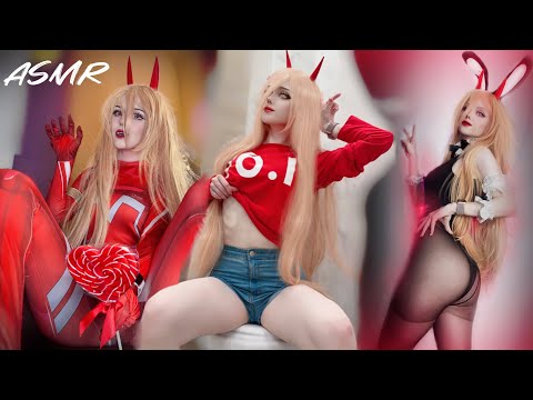 Your Crazy Girlfriend Power Trying ASMR ♡ Cosplay Role Play