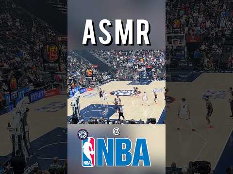 ASMR @ NBA BASKETBALL GAME #shorts #asmr #nba
