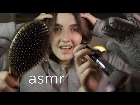 asmr en Español - Masaje CRANEAL para DORMIR en MINUTOS - Ale ASMR :D