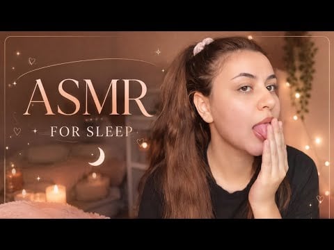 ASMR Spit painting your face and mouth sounds 