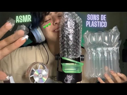 Vou arrepiar os cabelos até de onde não devia com esses plásticos ✨:3  [ASMR] HEHEHEHE 🤤